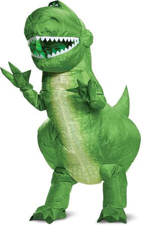Disguise 23663 Rex Inflatable Costume For Kids Official Disney Toy Story