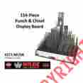 Display-77 K277.np Db Wilde Tool Co 154-piece Punch Chisel Skus 2 Each