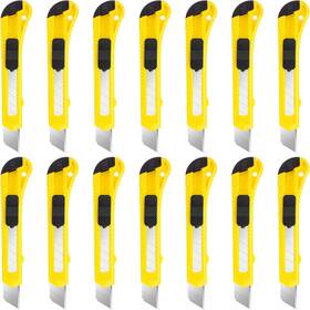 Diyself 016071265477 14 Pack Box Cutter Retractable 18mm Knife Utility Retractabl