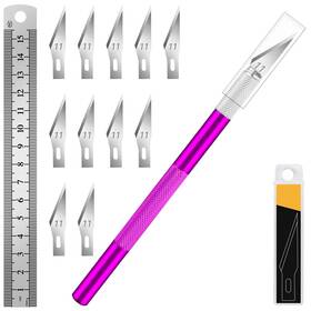 Diyself 086291808570 1 Pcs Craft Hobby Knife Exacto With 11 Stainless Steel Blade