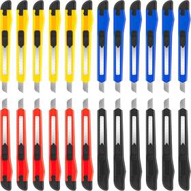 Diyself 780744216805 24pack Box Cutters 9mm Wide Blade Cutter Utility Knife Retr Diyself 780744216805 24pack Box Cutters 9mm Wide Blade Cutter Utility Knife Retr