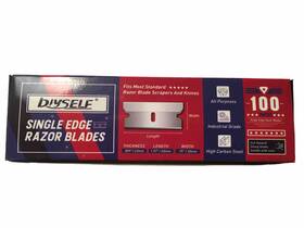 Diy100 Diyself 100 Single Edge .09 Razor Blades Sk-5 High Carbon Steel Diy Diy100 Diyself 100 Single Edge .09 Razor Blades Sk-5 High Carbon Steel Diy