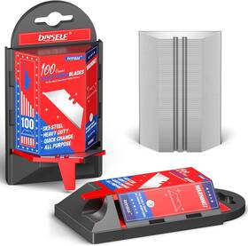 Diy50txdp Diyself 50 Pack Utility Knife Blades Sk5 Steel Box Cutter With Dispenser