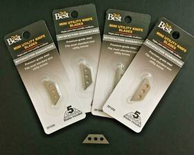 301558 Do It Best 20 Blades Do-it-best / Mini Utility Knife Blades-4 Packs Of 5 Free Shipping
