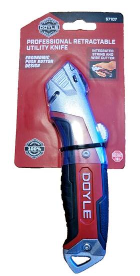 57107 Doyle Professional Retractable Utility Knife 57107 Doyle Professional Retractable Utility Knife