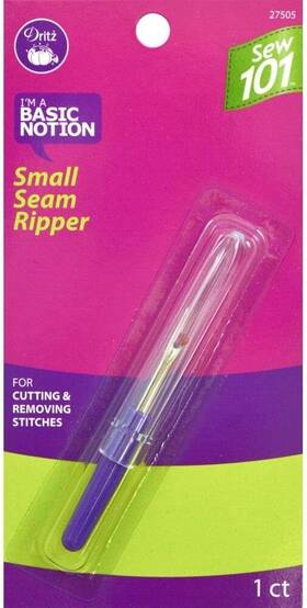 27505 Dritz Sew 101 1 Count Small Seam Ripper Purple