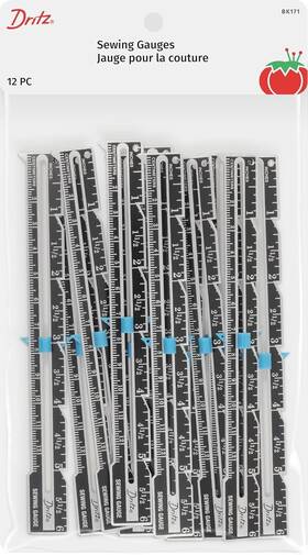 Blk171 Dritz Seam Gauges 6in Sewing Accessories None