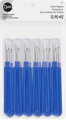 Blk175 Dritz Deluxe Seam Ripper Large Blade Sewing Accessories 12 Pack None