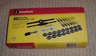 Dt-40 Great Neck Greatneck 40 Pc Tap Die Set Carbon Steel Solid Construction Excellent