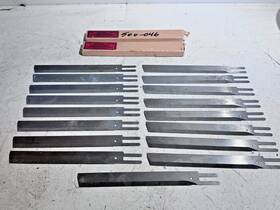 80c6-hs Eastman Lot Of 17 6 Inch High Speed Steel Straight Knives - 80c6 Hs 80c6-hs Eastman Lot Of 17 6 Inch High Speed Steel Straight Knives - 80c6 Hs