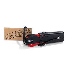 Easy Cut 789797096389 Modern Box Cutter Extra Tape At Back Dual Side Edge Guide 3 Blade D