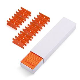 Ehdis 742790062126 Plastic Razor Blades 100 Pcs Double Edged Blade For Safety Glas