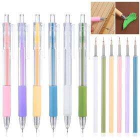 5317rfbb3601 Eldraqth 6 Pieces Retractable Carving Pen Knife Craft Cutting Tools Preci