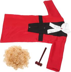 0jx39jh40wh609094m684erku Eringogo 1set Judge Costume For Boy Girl Career Role Play Outfit With