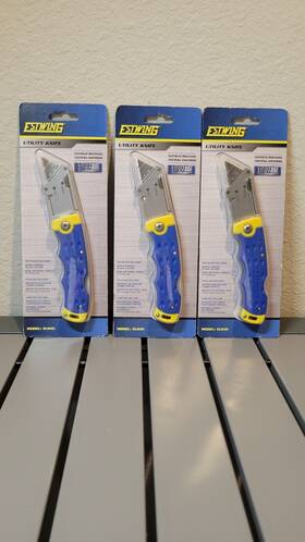 Euk01 Estwing Lot Of 3 Folding Utility Knife