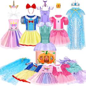 Qs00082 Eulrgaus Princess Dress Up Standard Pink Purple Blue White Yellow Qs00082 Eulrgaus Princess Dress Up Standard Pink Purple Blue White Yellow