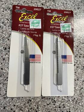 20027 Excel 2 X #20027 #27 Saw Blade Pkg. 5 Factory Sealed