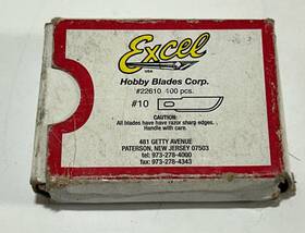 22610 Excel #22610 #10 Hobby Blades Corp. - 100pcs Made In Usa New