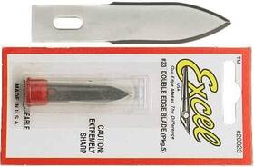 Excel Blades 098171200237 #23 Double Edge Blade 5 Pack American Made Replacement Hobby B Excel Blades 098171200237 #23 Double Edge Blade 5 Pack American Made Replacement Hobby B