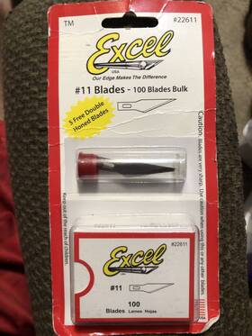 22611 Excel Blades New No 11 - 100 Pack With 5 Bonus Double Honed 22611 Excel Blades New No 11 - 100 Pack With 5 Bonus Double Honed