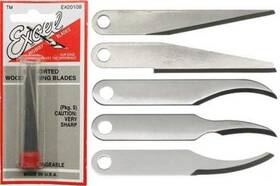 5assorted Excel Hobby Products 20108 Carving Blades