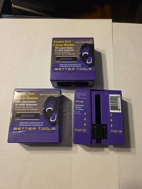 Extreme Tools 786695201020 Better 3g Square End Carpet Blade - 3 Pack 100 Blades/pack Extreme Tools 786695201020 Better 3g Square End Carpet Blade - 3 Pack 100 Blades/pack
