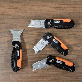 Ezclub 197644470686 2 In 1 Multifunction Folding Utility Knife Scraper Tool Portable With Carry Case