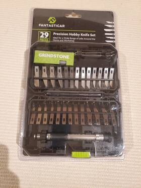 Ft-phks29 Fantasticar Grindstone 29pc Precision Hobby Knife Set-new Ft-phks29 Fantasticar Grindstone 29pc Precision Hobby Knife Set-new