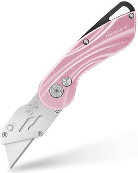 Ftuk-004 Fantasticar Folding Box Cutter Sturdy Metal Utility Knife With Extra 5 Blades Quick Bla Ftuk-004 Fantasticar Folding Box Cutter Sturdy Metal Utility Knife With Extra 5 Blades Quick Bla