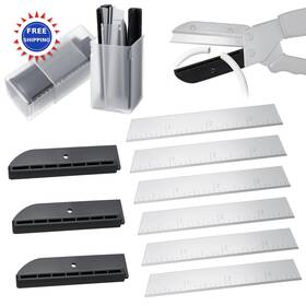 Dc-feekoon-0653 Feekoon 9 Pcs 3 7 8 Replacement Blades Anvils Cutting Tool Compatible Iphone
