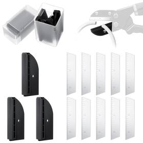 Feekoon Dc-feekoon-1010 2-1/2 Inch Replacement 10 Blades And 3 Anvils 2 Storage Boxes Cutting Tool
