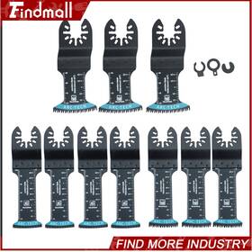 1095198 Findmall 10 Pcs Curved Saw Blades Extended Japanese Tooth Oscillating