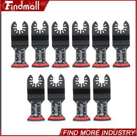 1095276 Findmall 10 Pcs Japanese Tooth Oscillating Saw Blades Arc-shaped Edge