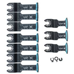 In4928391al Findmall 10 Pcs Bi-metal Curved Saw Blades Extended Japanese Tooth Oscillating