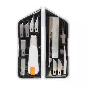 Fiskars 313085394323 Heavy-duty Utility Knife Set With 11 Blades