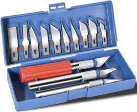 Fjsenr 607601634308 13-piece Precision Exacto Knife Set Including Hobby And Craft Knives As Well