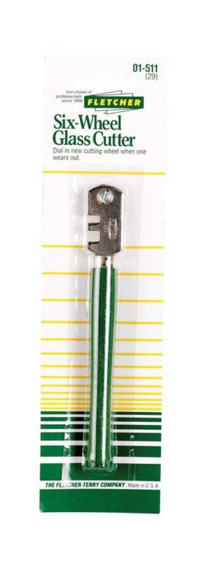 Fletcher-terry 01-511 Fletcher-terry 4 Inch Fixed Blade Glass Cutter Green