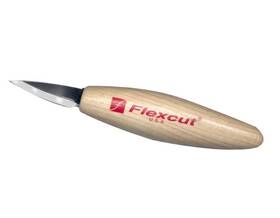 Kn34 Flexcut 651646500340 Skewed Detail Knife High-carbon Steel Blade 1-3/4 Inch Bevel 2.5oz