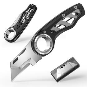 Fmeida 718430194014 Folding Utility Knife Pocket Heavy-duty Box Cutter With Aluminum Body Fmeida 718430194014 Folding Utility Knife Pocket Heavy-duty Box Cutter With Aluminum Body