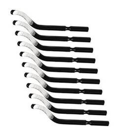 Usxl186 Foccts 10pcs Bs1010 Deburring Blades Burr Trimming Scrapers Deburr Set