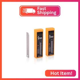 Foshio Fn012-2 60 Degree Snap Off Blades 9mm Universal Art Knife Replacement Hig
