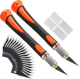 Foshio Fn173 2 Pack Precision Craft Knife Set With 20 Pieces Replacement Blades