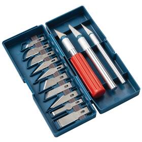 250320 Fox Valley Traders 16-piece Hobby Knife Set With Case