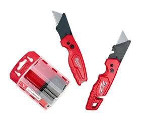 Fuaufas 045242577170 Milwaukee Fastback Flip Utility Knife 2 Piece Set With Razor Blade Dispenser