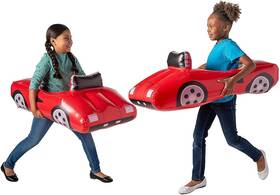14113628 Fun Express Toddler Inflatable Car Costume - Premium Race Large Red