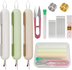 Fwunyvn Mfntsr0330 2 In 1 Needle Threader Seam Ripper 9pcs Sewing Tool Kit