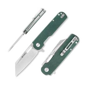G770-gr Ganzo Edc Folding Pocket Knife Razor Sharp D2 Stainless Steel Blade G