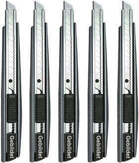 Gebildet 705353825354 5pcs Professional Cutter - 9mm Snap Off Blades / 60 Degree Foil/utility Gebildet 705353825354 5pcs Professional Cutter - 9mm Snap Off Blades / 60 Degree Foil/utility
