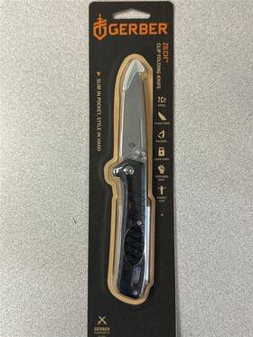 Gerber 013658168022 Gear Zilch Clip Folding Knife 7cr Plain Edge New Gerber 013658168022 Gear Zilch Clip Folding Knife 7cr Plain Edge New