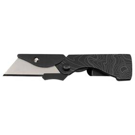 1074888 Gerber E.a.b. Stainless Steel Compact Utility Knife In Black Topo